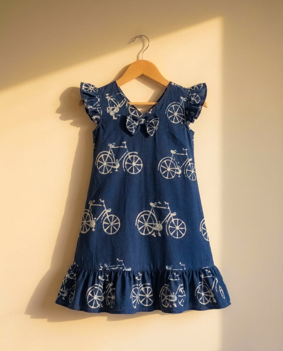 Cycle Print A-line Frock