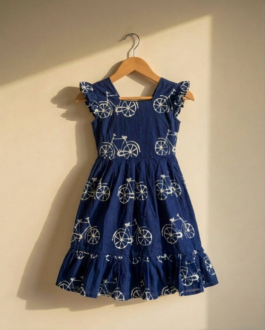 Cycle Print Frock