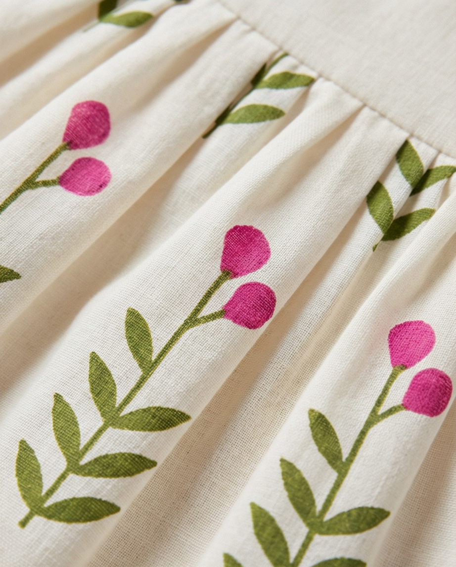 Pink Blossom Frilled